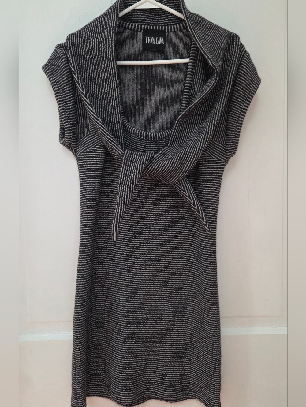 Vena Cava Wool Blend Striped Dress S